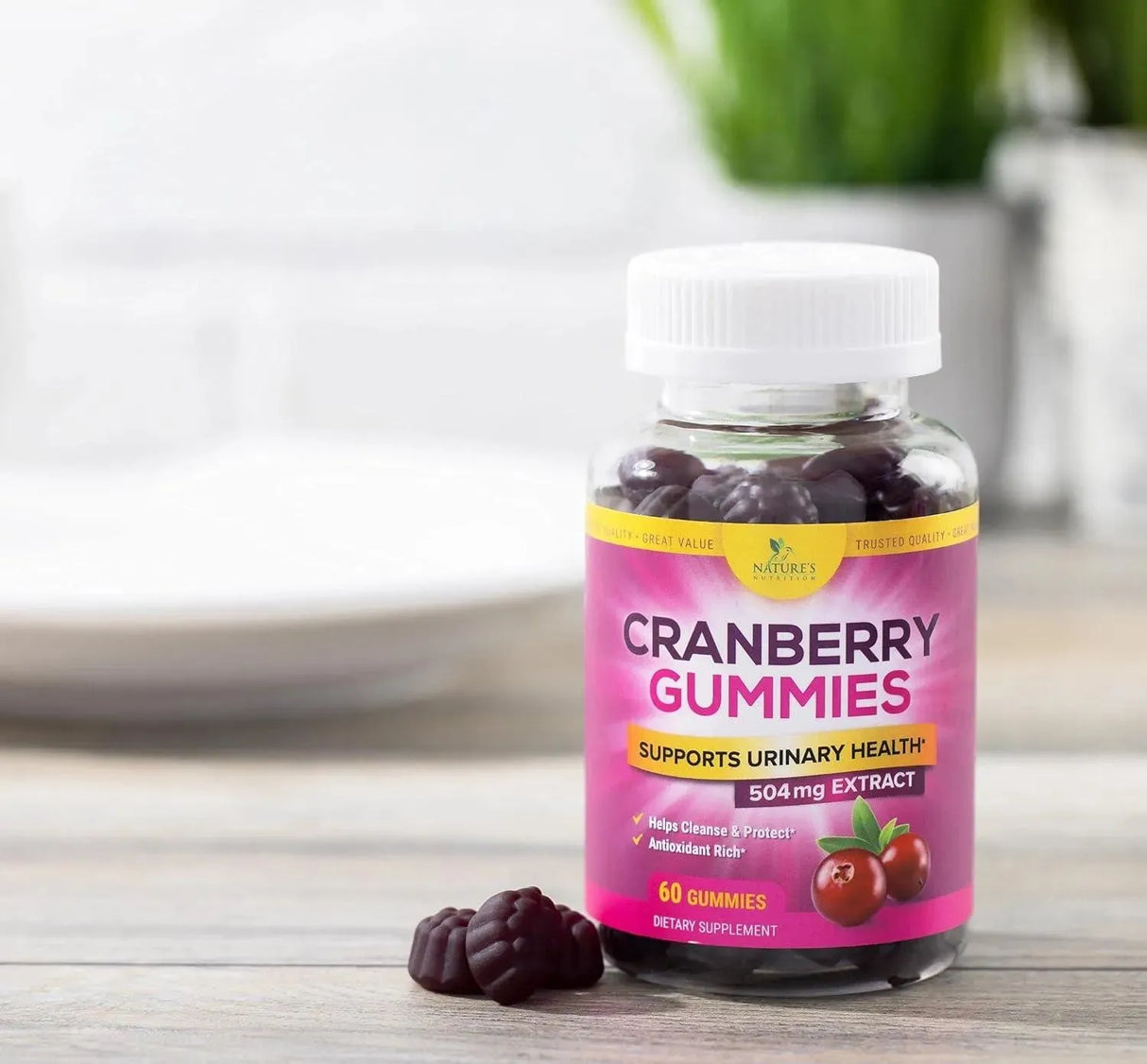 NATURE'S NUTRITION - Nature's Nutrition Cranberry Gummies 60 Gomitas - The Red Vitamin MX - Suplementos Alimenticios - {{ shop.shopifyCountryName }}