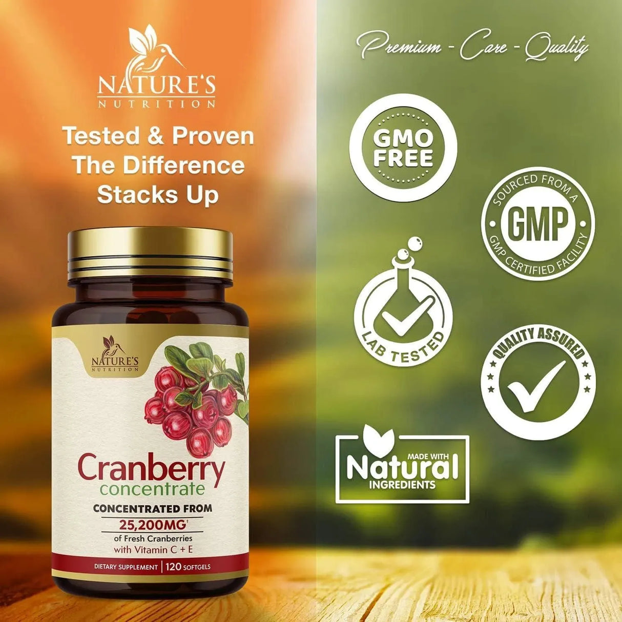 NATURE'S NUTRITION - Nature's Nutrition Cranberry Supplement 120 Capsulas Blandas - The Red Vitamin MX - Suplementos Alimenticios - {{ shop.shopifyCountryName }}