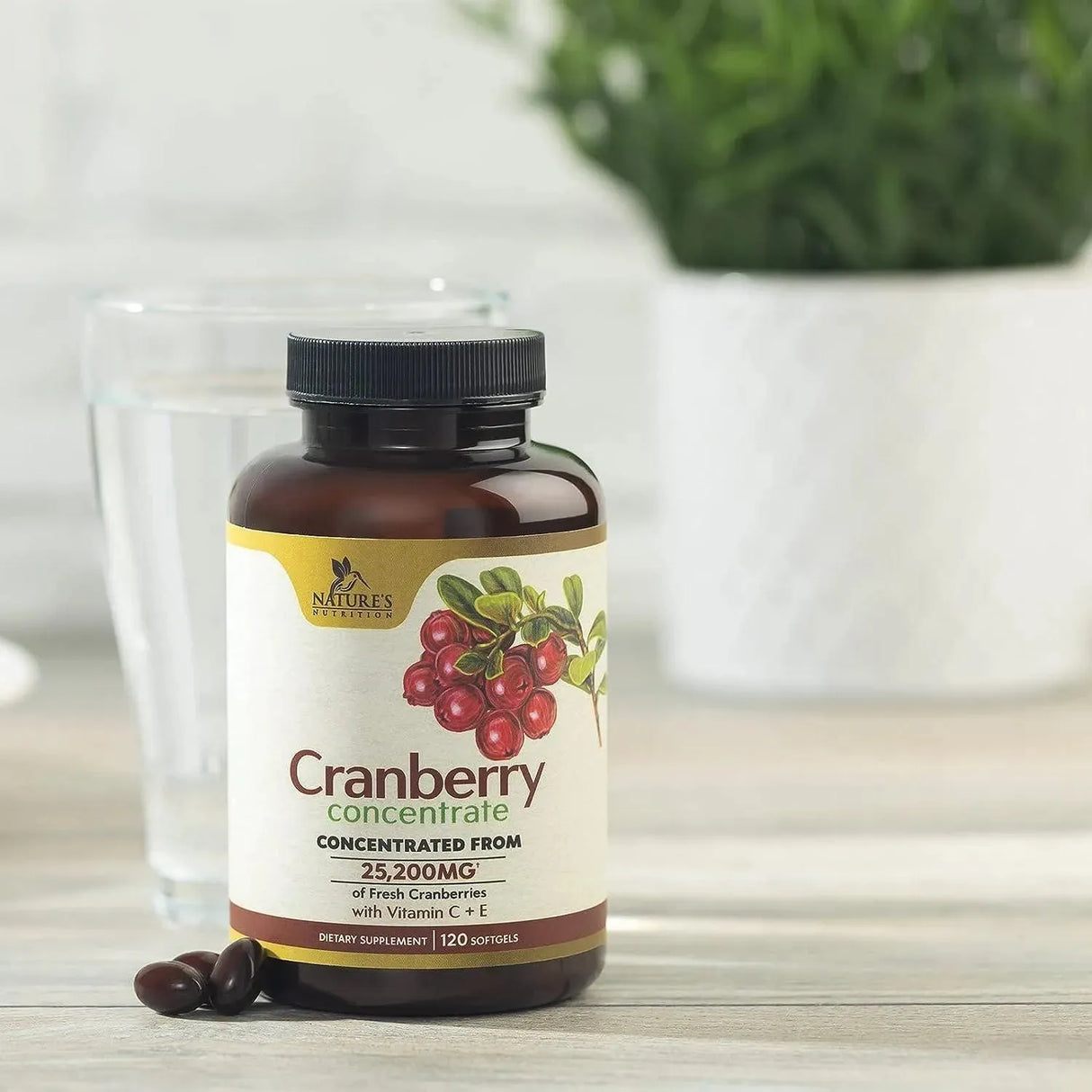 NATURE'S NUTRITION - Nature's Nutrition Cranberry Supplement 120 Capsulas Blandas - The Red Vitamin MX - Suplementos Alimenticios - {{ shop.shopifyCountryName }}