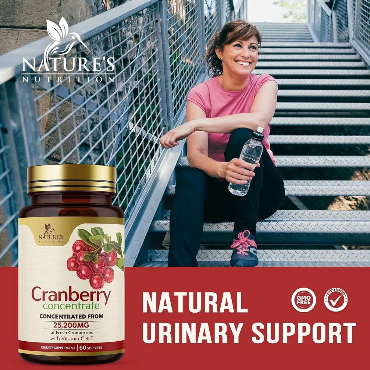 NATURE'S NUTRITION - Nature's Nutrition Cranberry Supplement 60 Capsulas Blandas - The Red Vitamin MX - Suplementos Alimenticios - {{ shop.shopifyCountryName }}