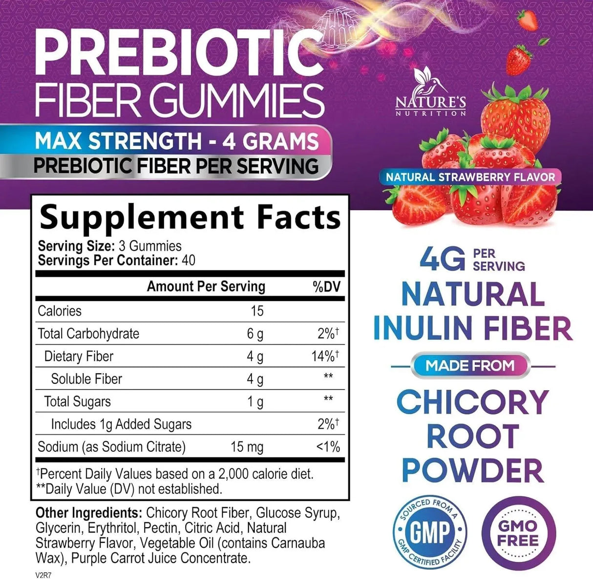 NATURE'S NUTRITION - Nature's Nutrition Fiber Gummies for Adults 120 Gomitas - The Red Vitamin MX - Suplementos Alimenticios - {{ shop.shopifyCountryName }}