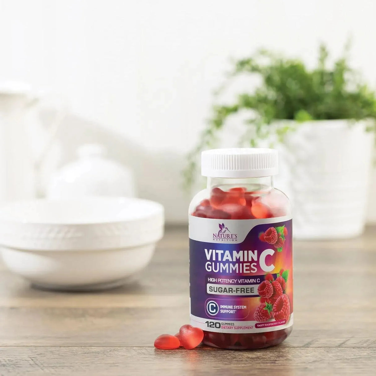 NATURE'S NUTRITION - Nature's Nutrition Sugar Free Vitamin C Gummies 120 Gomitas - The Red Vitamin MX - Suplementos Alimenticios - {{ shop.shopifyCountryName }}