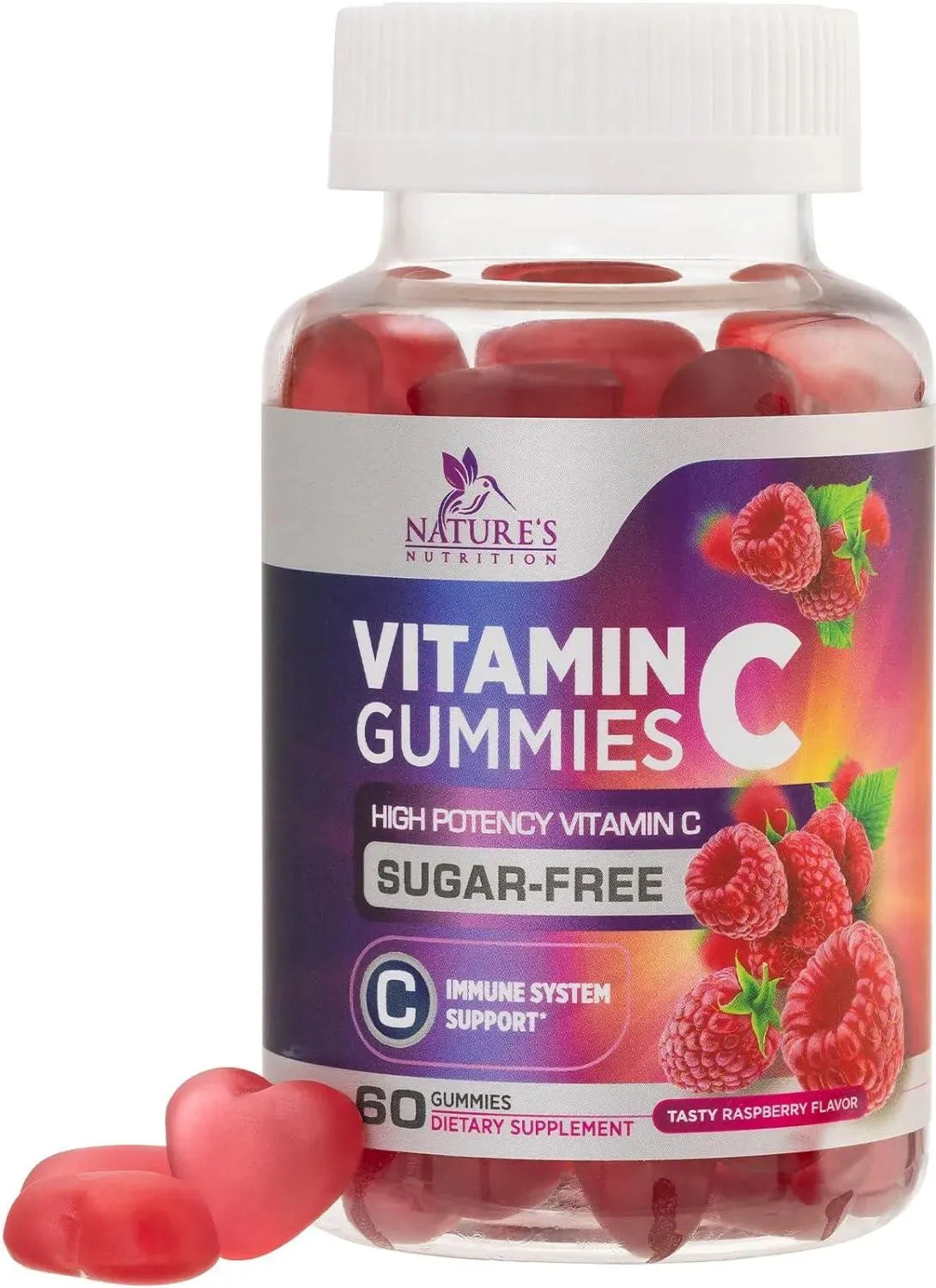 NATURE'S NUTRITION - Nature's Nutrition Sugar Free Vitamin C Gummies 60 Gomitas - The Red Vitamin MX - Suplementos Alimenticios - {{ shop.shopifyCountryName }}