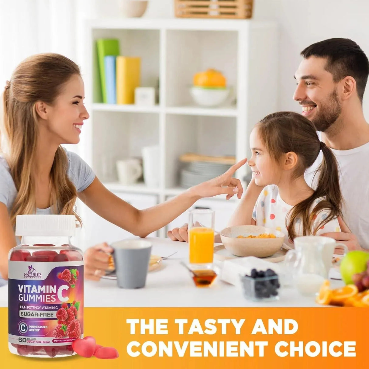 NATURE'S NUTRITION - Nature's Nutrition Sugar Free Vitamin C Gummies 60 Gomitas - The Red Vitamin MX - Suplementos Alimenticios - {{ shop.shopifyCountryName }}