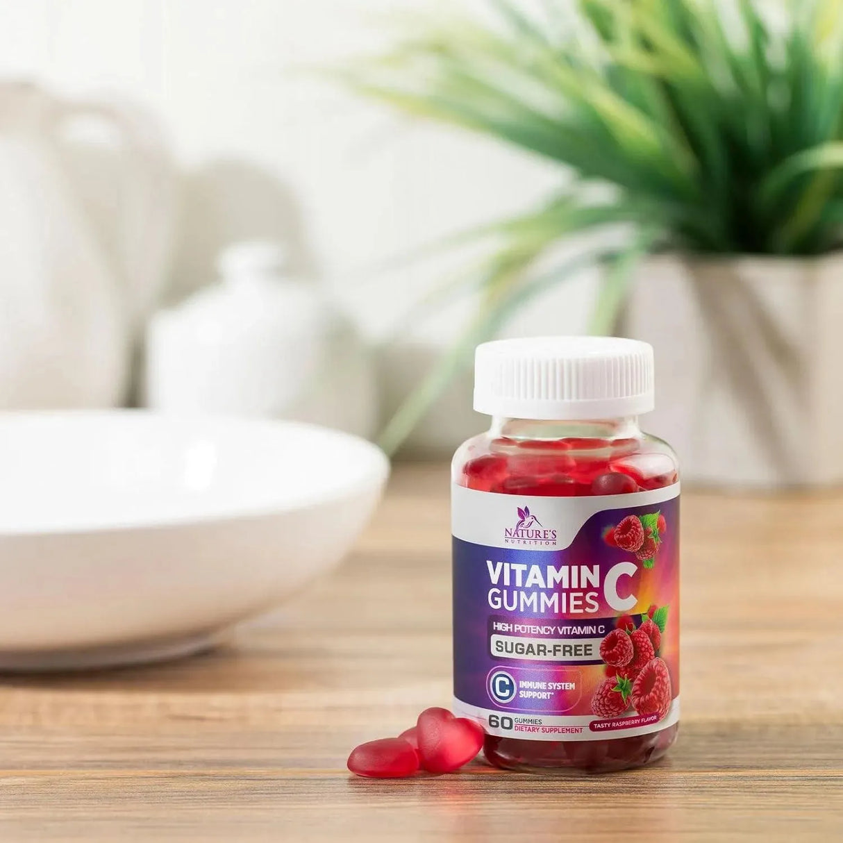 NATURE'S NUTRITION - Nature's Nutrition Sugar Free Vitamin C Gummies 60 Gomitas - The Red Vitamin MX - Suplementos Alimenticios - {{ shop.shopifyCountryName }}