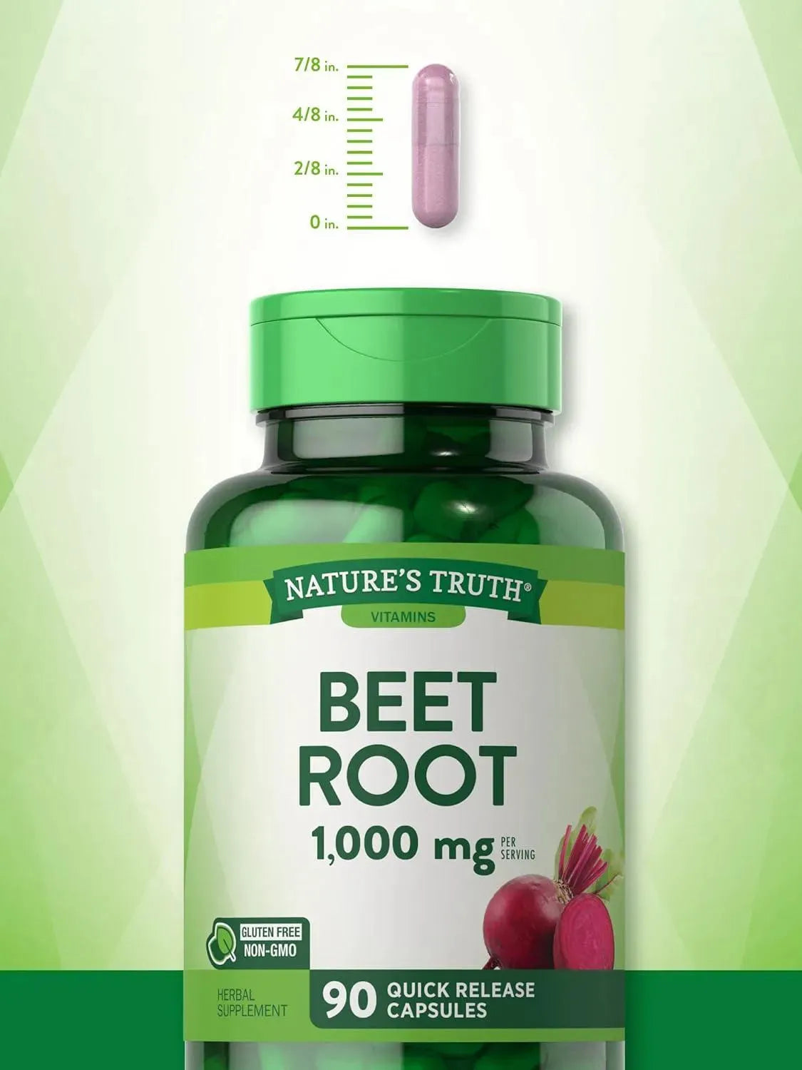 NATURE'S TRUTH - Nature's Truth Beet Root 1000Mg. 90 Capsulas - The Red Vitamin MX - Suplementos Alimenticios - {{ shop.shopifyCountryName }}