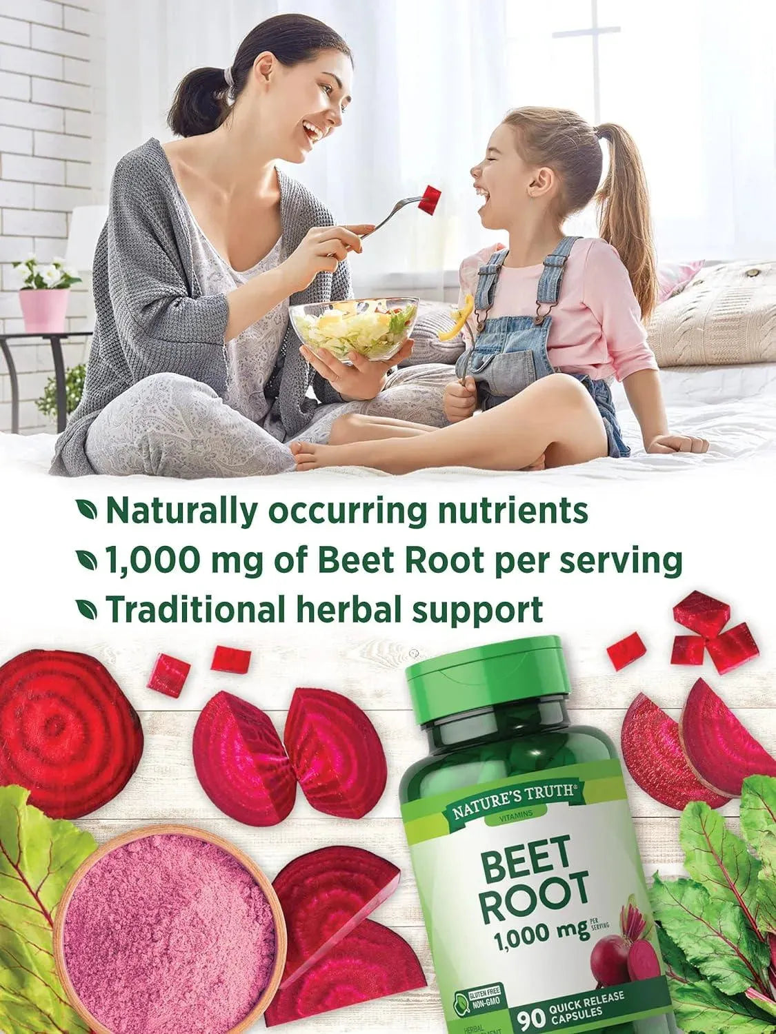 NATURE'S TRUTH - Nature's Truth Beet Root 1000Mg. 90 Capsulas - The Red Vitamin MX - Suplementos Alimenticios - {{ shop.shopifyCountryName }}