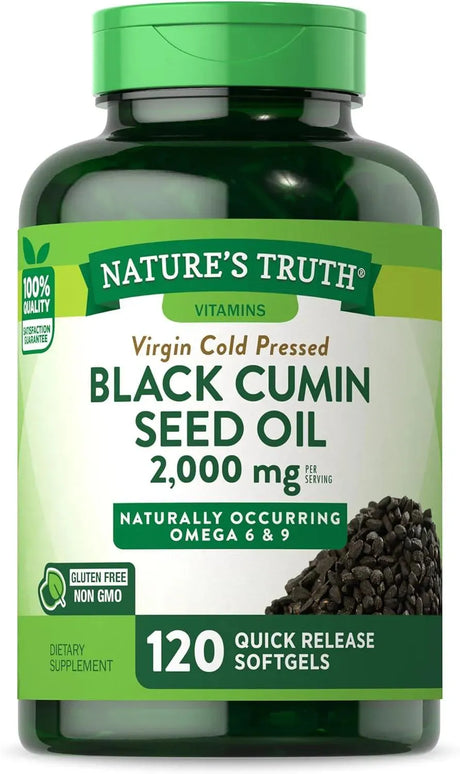 NATURE'S TRUTH - Nature's Truth Black Cumin Seed Oil 2000Mg. 120 Capsulas Blandas - The Red Vitamin MX - Suplementos Alimenticios - {{ shop.shopifyCountryName }}