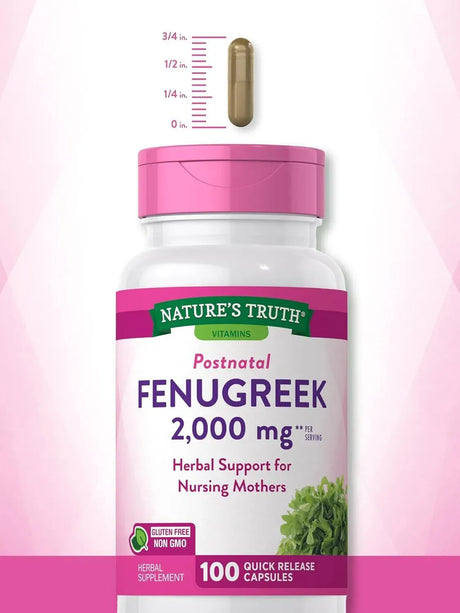 NATURE'S TRUTH - Nature's Truth Fenugreek Seed 2000Mg. 100 Capsulas - The Red Vitamin MX - Suplementos Alimenticios - {{ shop.shopifyCountryName }}