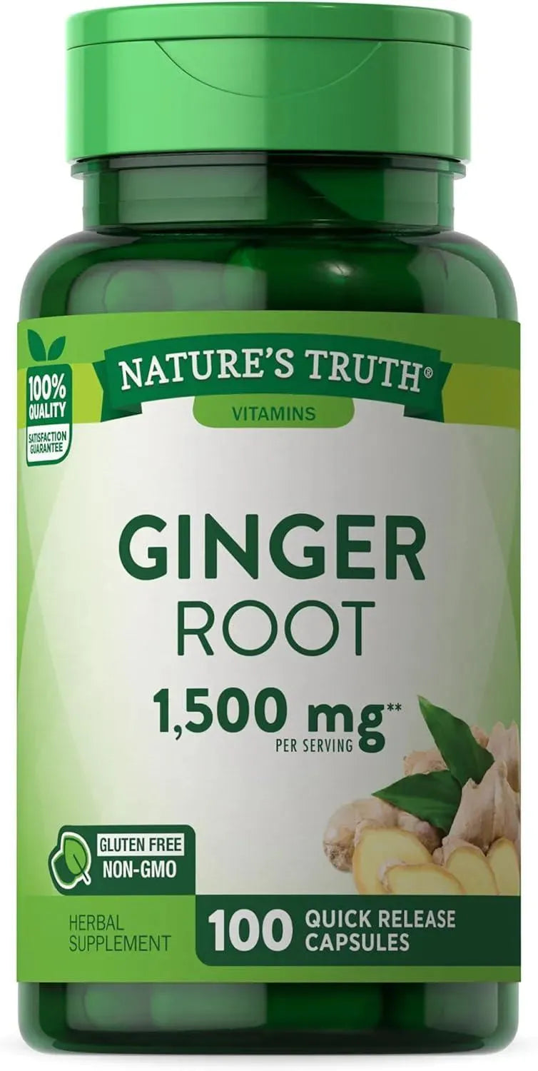 NATURE'S TRUTH - Nature's Truth Ginger Root 1500Mg. 100 Capsulas - The Red Vitamin MX - Suplementos Alimenticios - {{ shop.shopifyCountryName }}