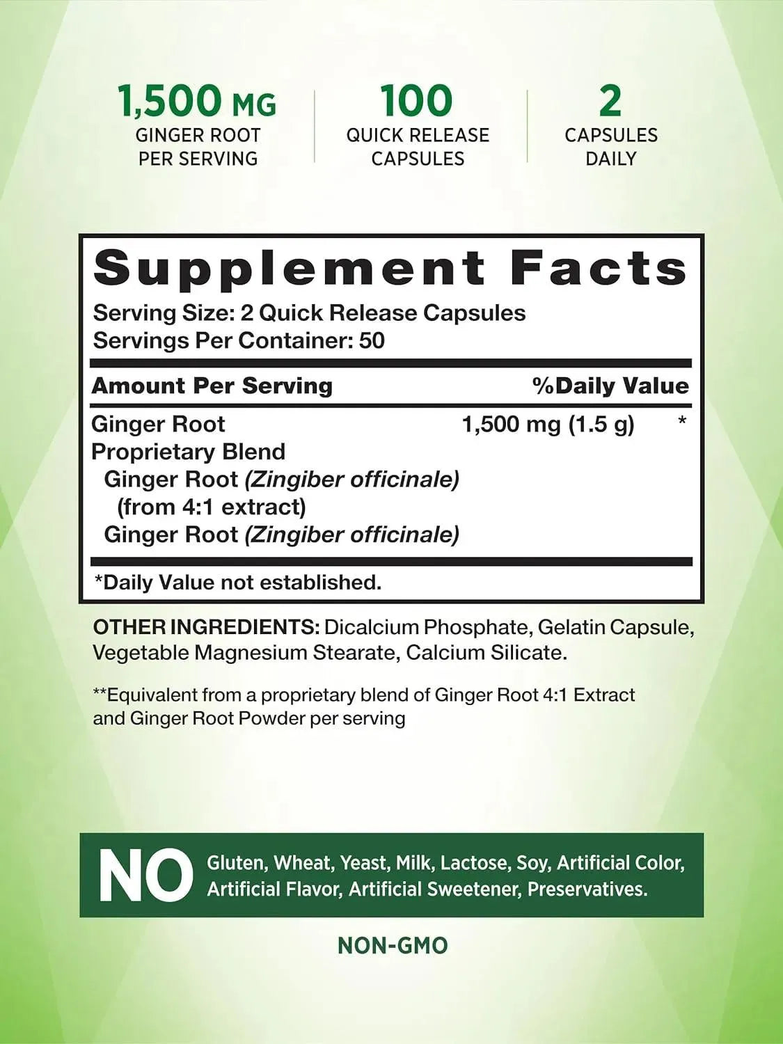 NATURE'S TRUTH - Nature's Truth Ginger Root 1500Mg. 100 Capsulas - The Red Vitamin MX - Suplementos Alimenticios - {{ shop.shopifyCountryName }}