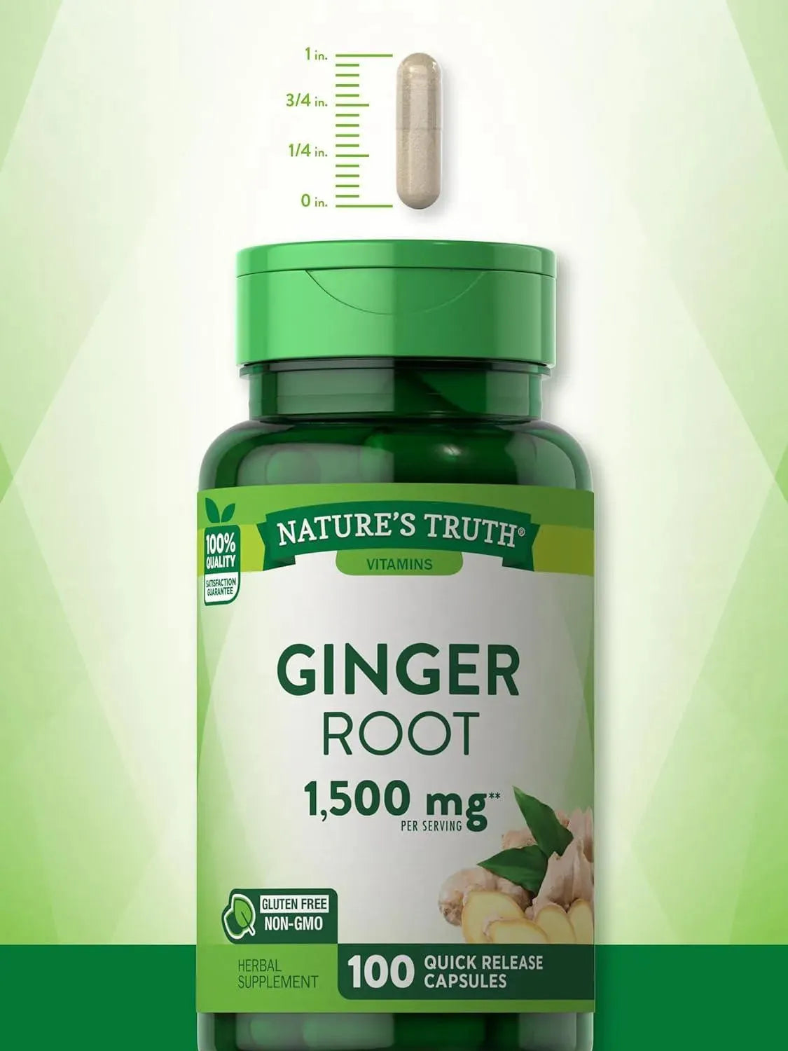 NATURE'S TRUTH - Nature's Truth Ginger Root 1500Mg. 100 Capsulas - The Red Vitamin MX - Suplementos Alimenticios - {{ shop.shopifyCountryName }}