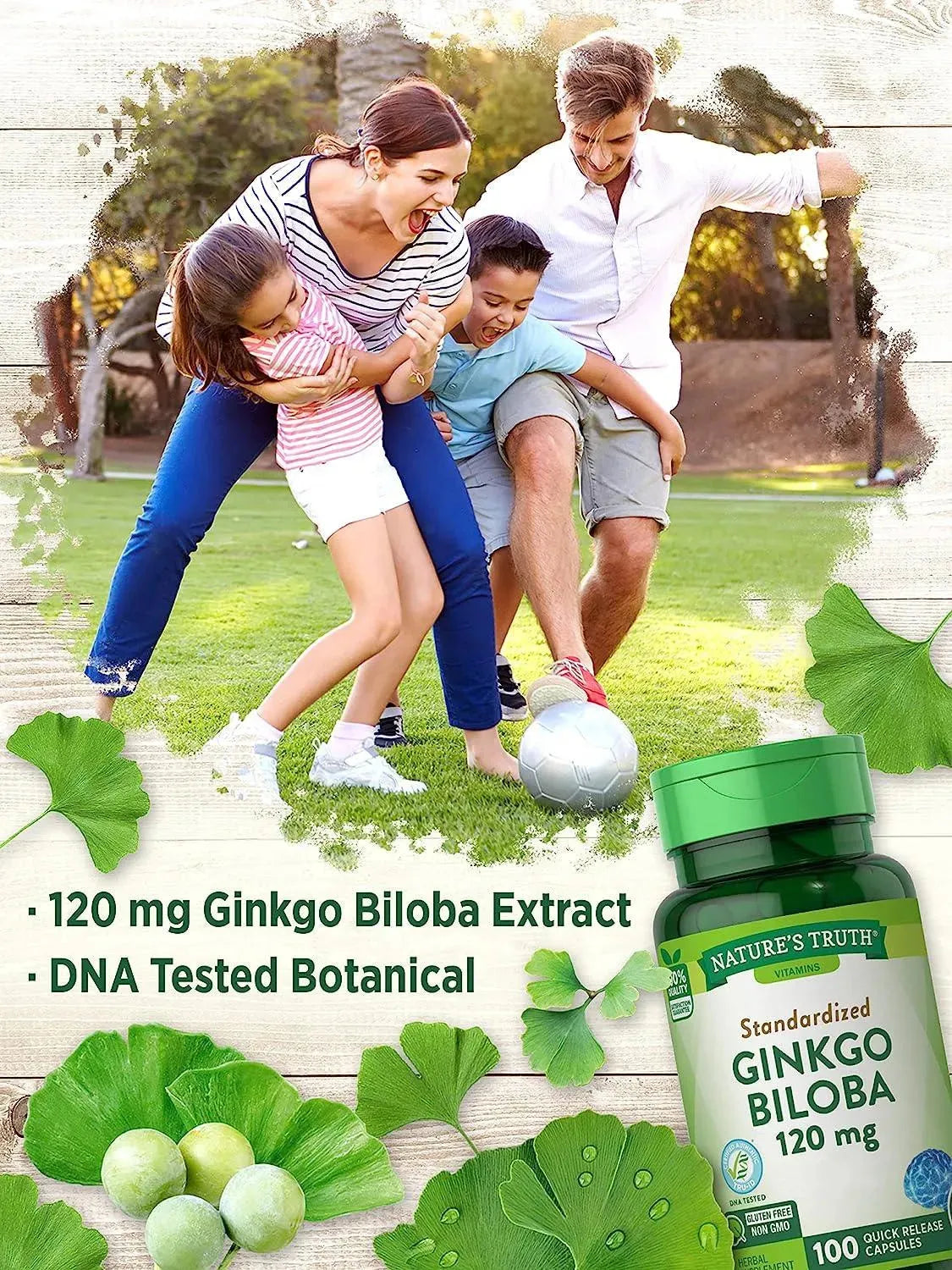 NATURE'S TRUTH - Nature's Truth Ginkgo Biloba 120Mg. 100 Capsulas - The Red Vitamin MX - Suplementos Alimenticios - {{ shop.shopifyCountryName }}
