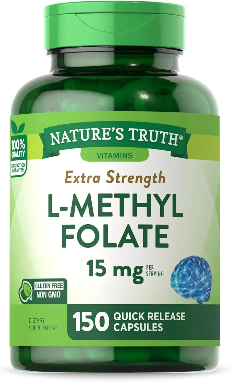 NATURE'S TRUTH - Nature's Truth L-Methylfolate 15Mg. 150 Capsulas - The Red Vitamin MX - Suplementos Alimenticios - {{ shop.shopifyCountryName }}