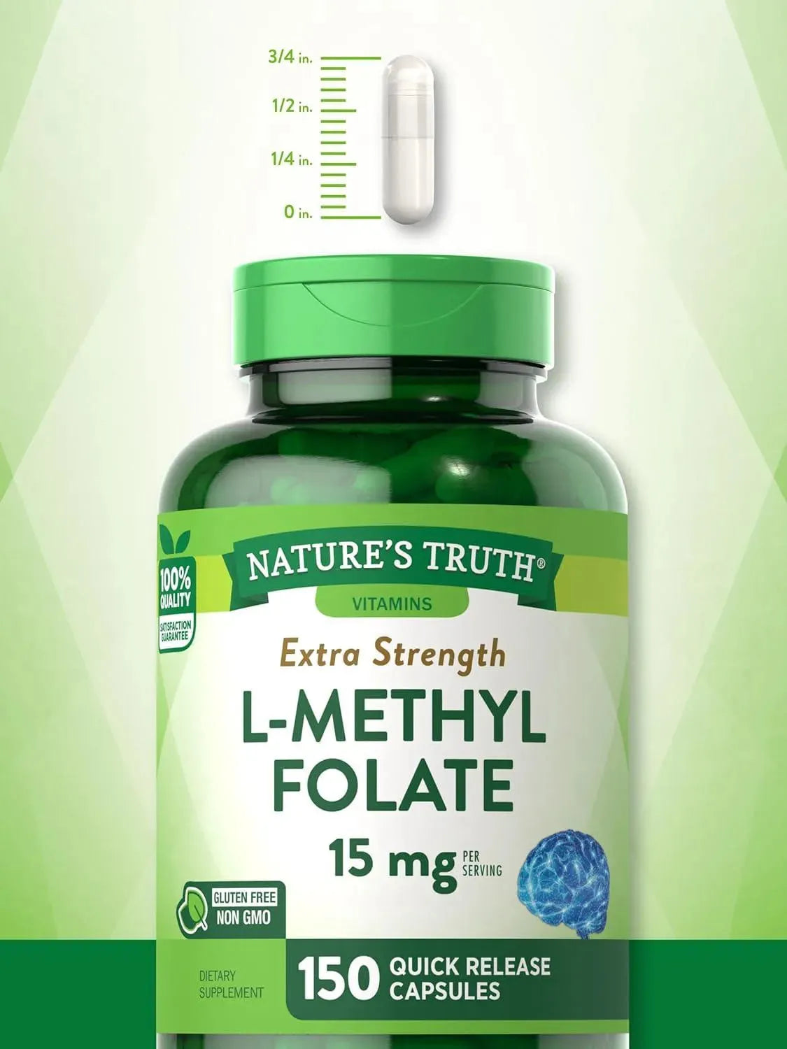 NATURE'S TRUTH - Nature's Truth L-Methylfolate 15Mg. 150 Capsulas - The Red Vitamin MX - Suplementos Alimenticios - {{ shop.shopifyCountryName }}