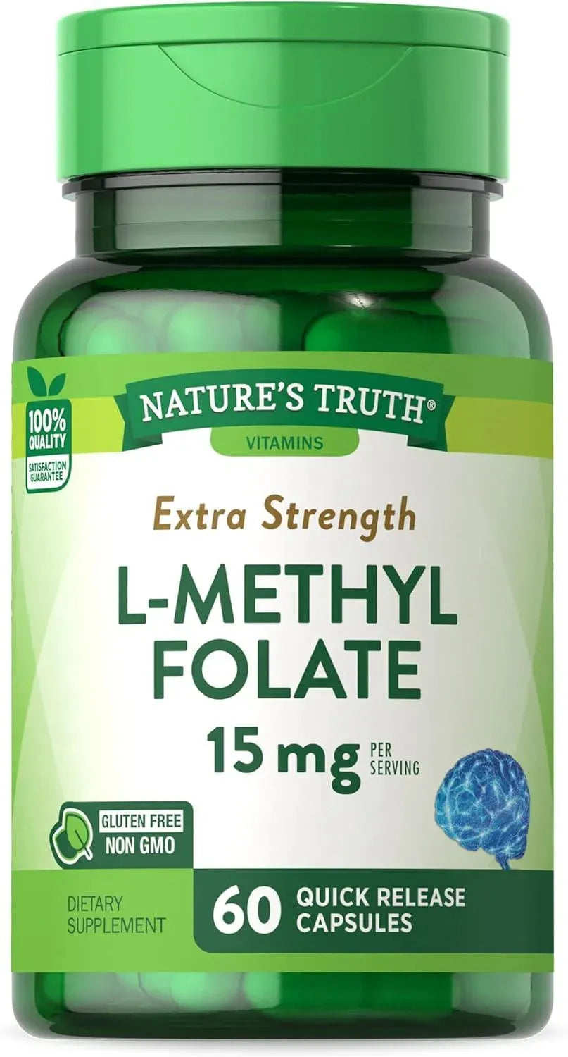 NATURE'S TRUTH - Nature's Truth L Methylfolate 15Mg. 60 Capsulas - The Red Vitamin MX - Suplementos Alimenticios - {{ shop.shopifyCountryName }}