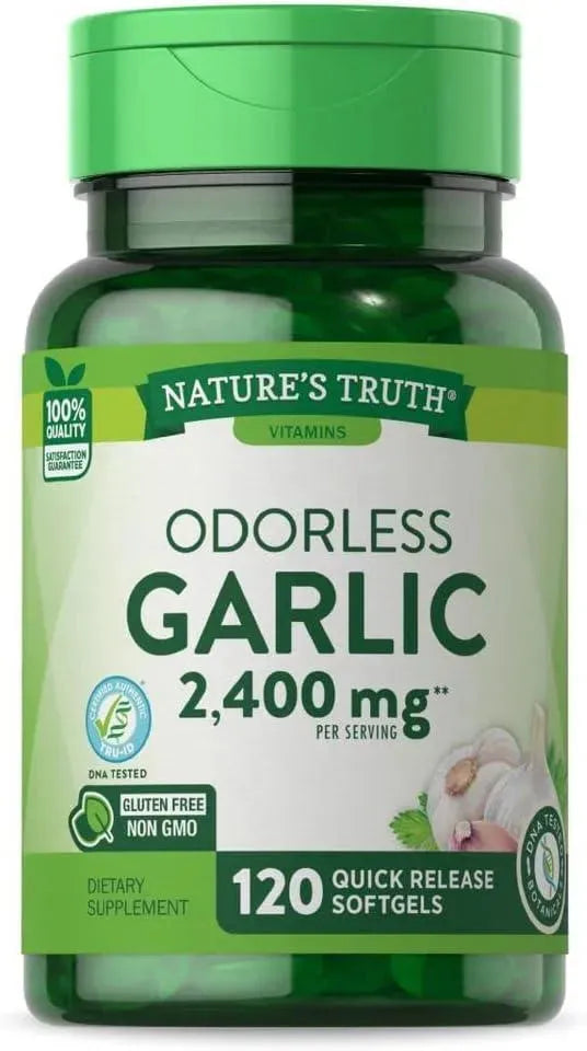 NATURE'S TRUTH - Nature's Truth Odorless Garlic 2400Mg. 120 Capsulas Blandas - The Red Vitamin MX - Suplementos Alimenticios - {{ shop.shopifyCountryName }}