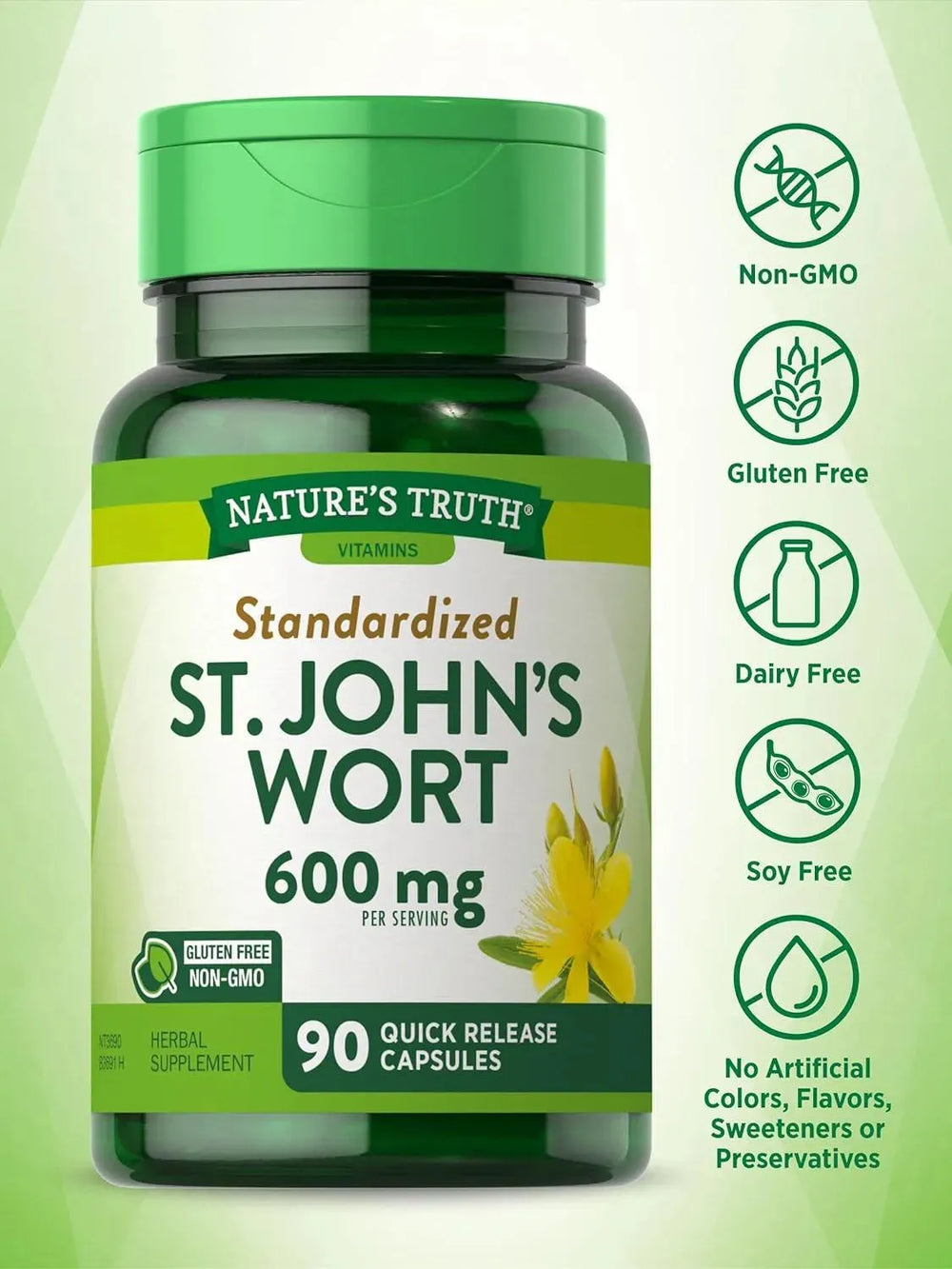 NATURE'S TRUTH - Nature's Truth St Johns Wort 600Mg. 90 Capsulas - The Red Vitamin MX - Suplementos Alimenticios - {{ shop.shopifyCountryName }}