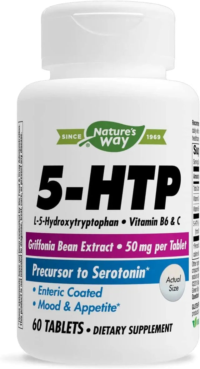 NATURE'S WAY - Nature's Way 5-HTP 50Mg. 60 Tabletas - The Red Vitamin MX - Suplementos Alimenticios - {{ shop.shopifyCountryName }}