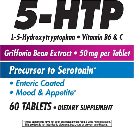 NATURE'S WAY - Nature's Way 5-HTP 50Mg. 60 Tabletas - The Red Vitamin MX - Suplementos Alimenticios - {{ shop.shopifyCountryName }}