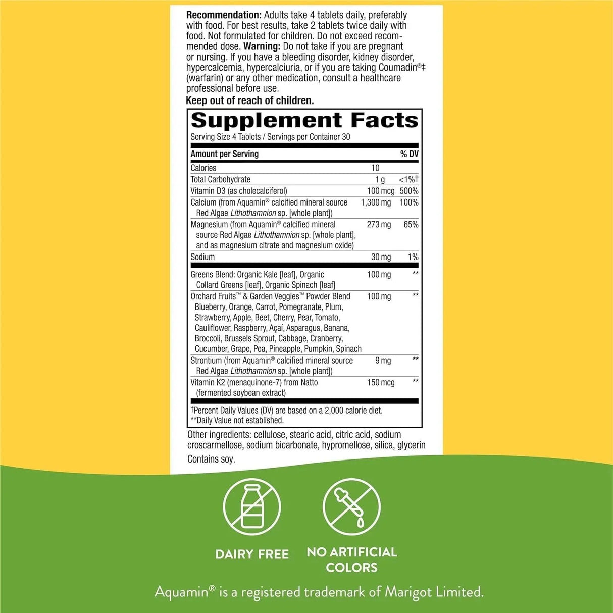 NATURE'S WAY - Nature's Way Alive! Calcium Bone Support 120 Tabletas - The Red Vitamin MX - Suplementos Alimenticios - {{ shop.shopifyCountryName }}