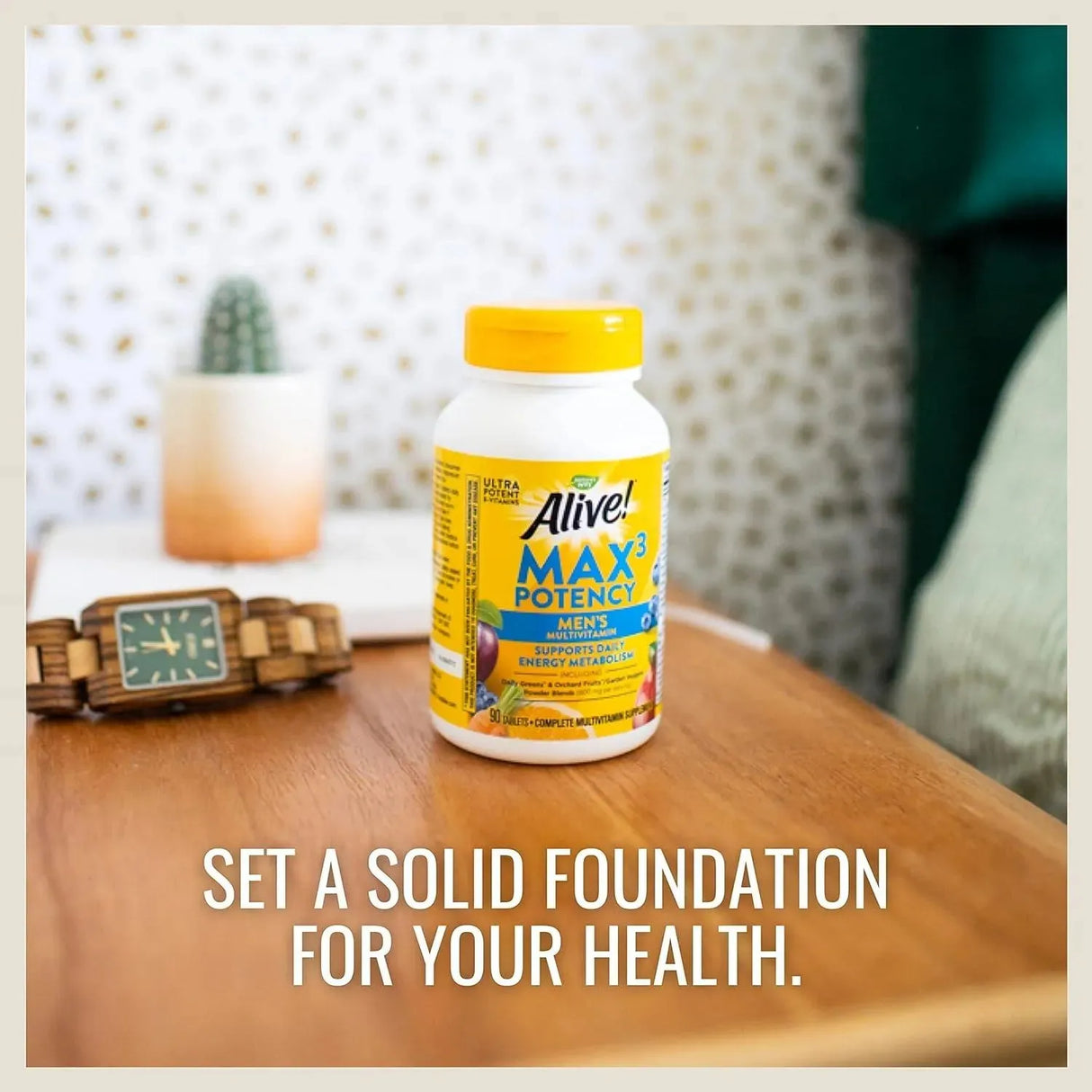 NATURE'S WAY - Nature's Way Alive! Men’s Max3 Potency Multivitamin 90 Tabletas - The Red Vitamin MX - Suplementos Alimenticios - {{ shop.shopifyCountryName }}