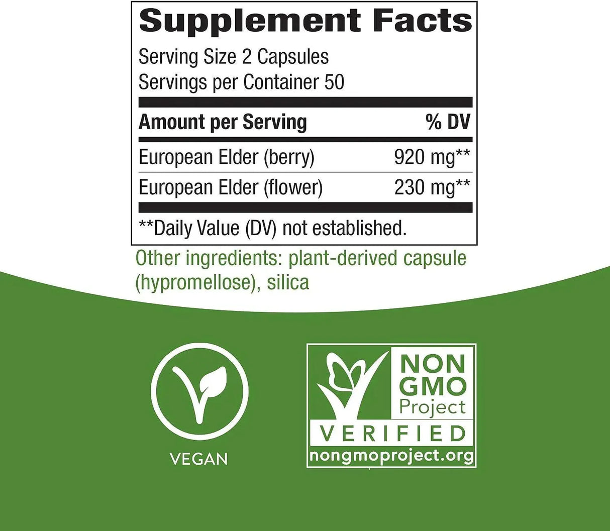 NATURE'S WAY - Nature's Way Black Elderberry 100 Capsulas - The Red Vitamin MX - Suplementos Alimenticios - {{ shop.shopifyCountryName }}