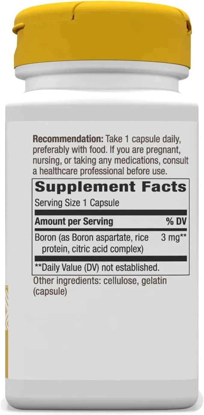 NATURE'S WAY - Nature's Way Boron Complex 3 Mg. 100 Capsulas - The Red Vitamin MX - Suplementos Alimenticios - {{ shop.shopifyCountryName }}