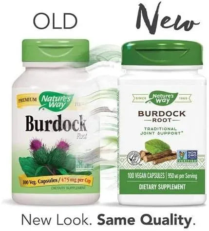 NATURE'S WAY - Nature's Way Burdock Root 475Mg. 100 Capsulas 2 Pack - The Red Vitamin MX - Suplementos Alimenticios - {{ shop.shopifyCountryName }}