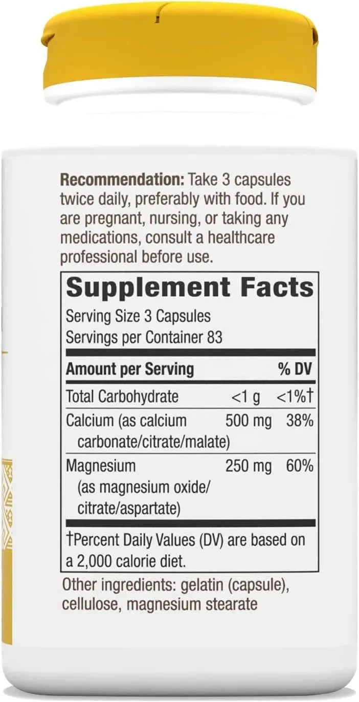 NATURE'S WAY - Nature's Way Calcium & Magnesium Mineral Complex 750Mg. 250 Capsulas - The Red Vitamin MX - Suplementos Alimenticios - {{ shop.shopifyCountryName }}