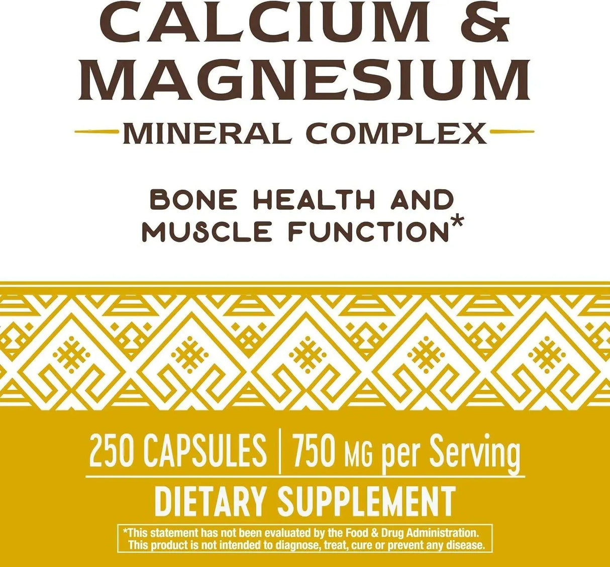 NATURE'S WAY - Nature's Way Calcium & Magnesium Mineral Complex 750Mg. 250 Capsulas - The Red Vitamin MX - Suplementos Alimenticios - {{ shop.shopifyCountryName }}