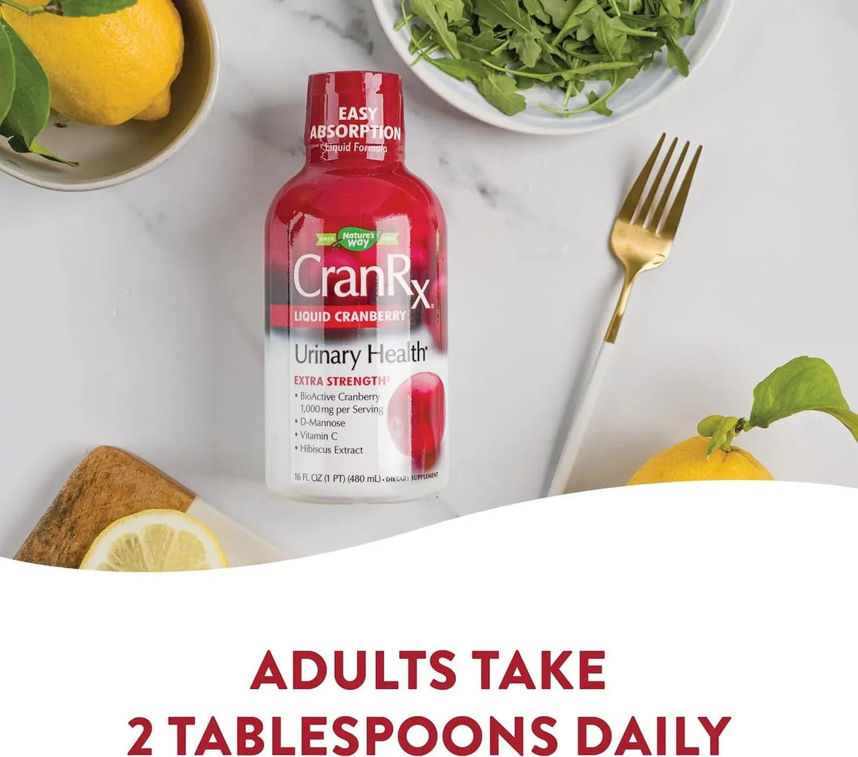 NATURE'S WAY - Nature's Way CranRx Extra Strength Cranberry 1,000Mg. 480Ml. - The Red Vitamin MX - Suplementos Alimenticios - {{ shop.shopifyCountryName }}