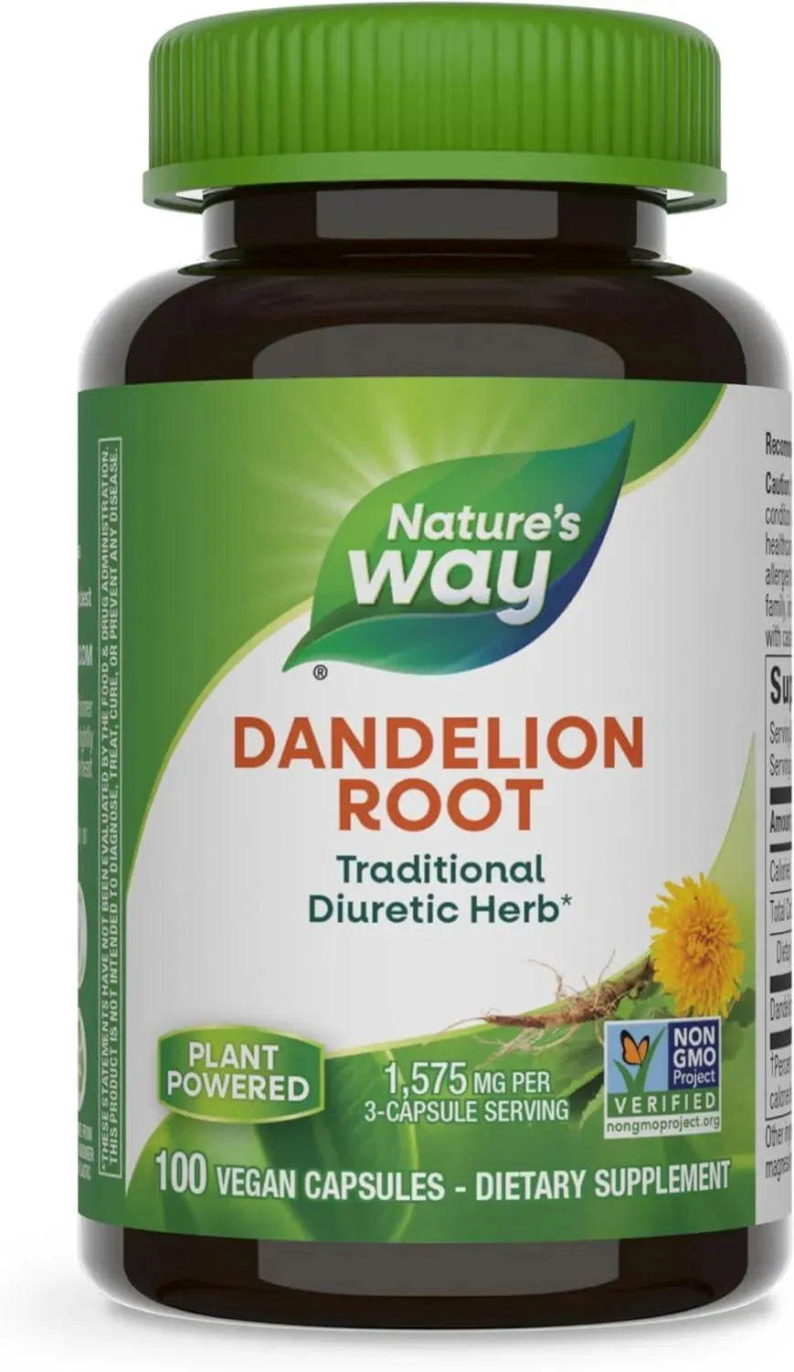 NATURE'S WAY - Nature's Way Dandelion Root 100 Capsulas - The Red Vitamin MX - Suplementos Alimenticios - {{ shop.shopifyCountryName }}