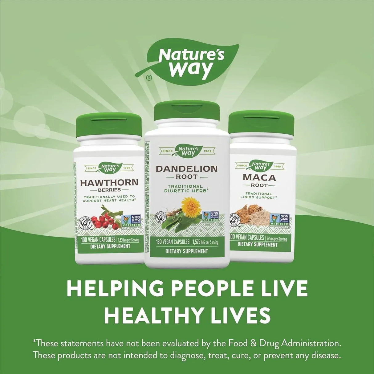 NATURE'S WAY - Nature's Way Dandelion Root Diuretic Herb 525Mg. 180 Capsulas - The Red Vitamin MX - Suplementos Alimenticios - {{ shop.shopifyCountryName }}