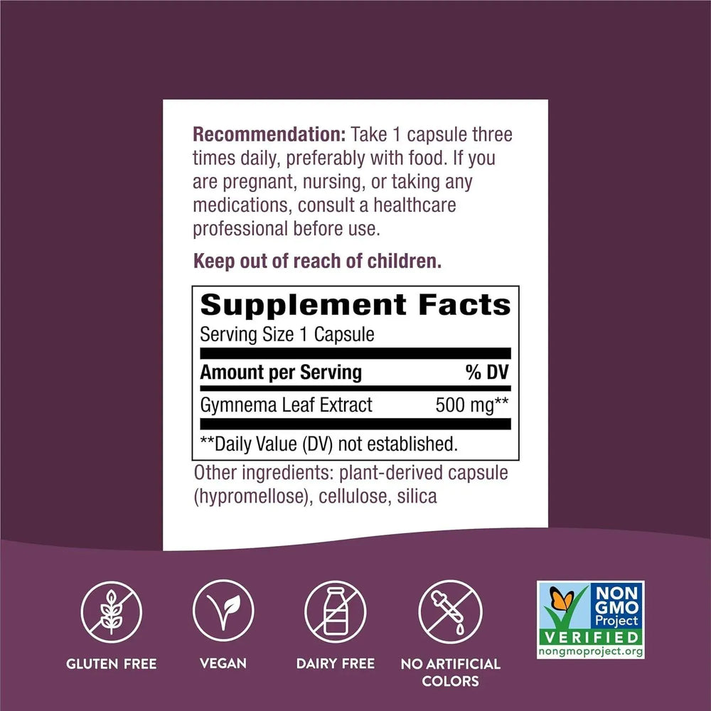 NATURE'S WAY - Nature's Way Gymnema 500Mg. 60 Capsulas - The Red Vitamin MX - Suplementos Alimenticios - {{ shop.shopifyCountryName }}