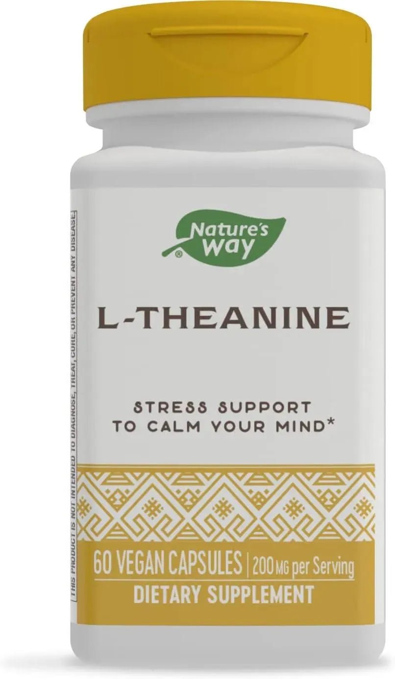 NATURE'S WAY - Nature's Way L Theanine 200Mg. 60 Capsulas - The Red Vitamin MX - Suplementos Alimenticios - {{ shop.shopifyCountryName }}
