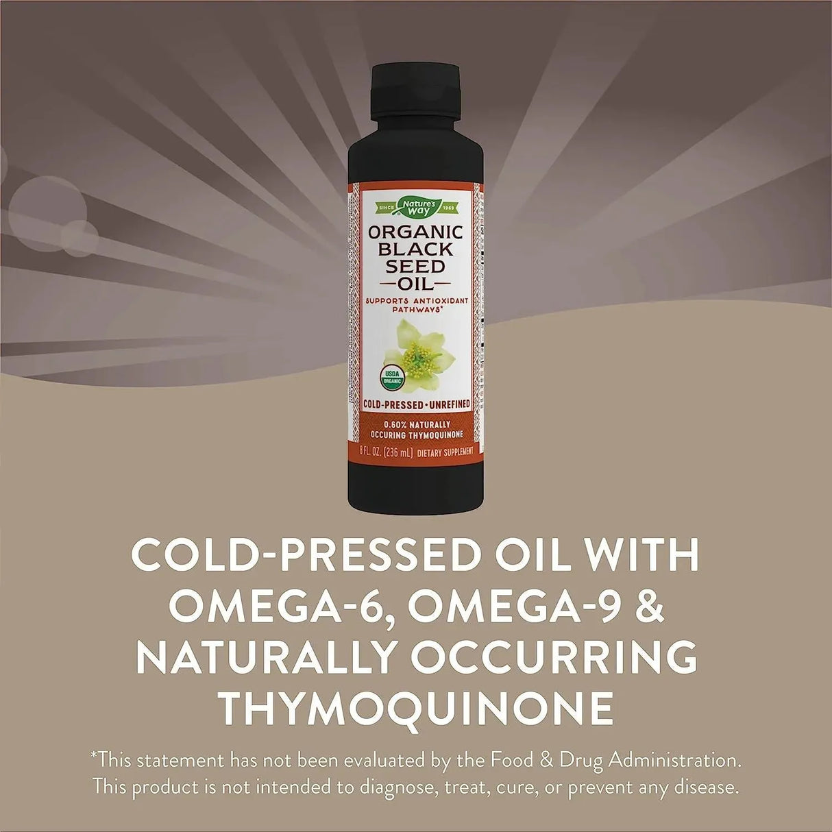 NATURE'S WAY - Nature's Way Organic Black Seed Oil 236Ml. - The Red Vitamin MX - Suplementos Alimenticios - {{ shop.shopifyCountryName }}