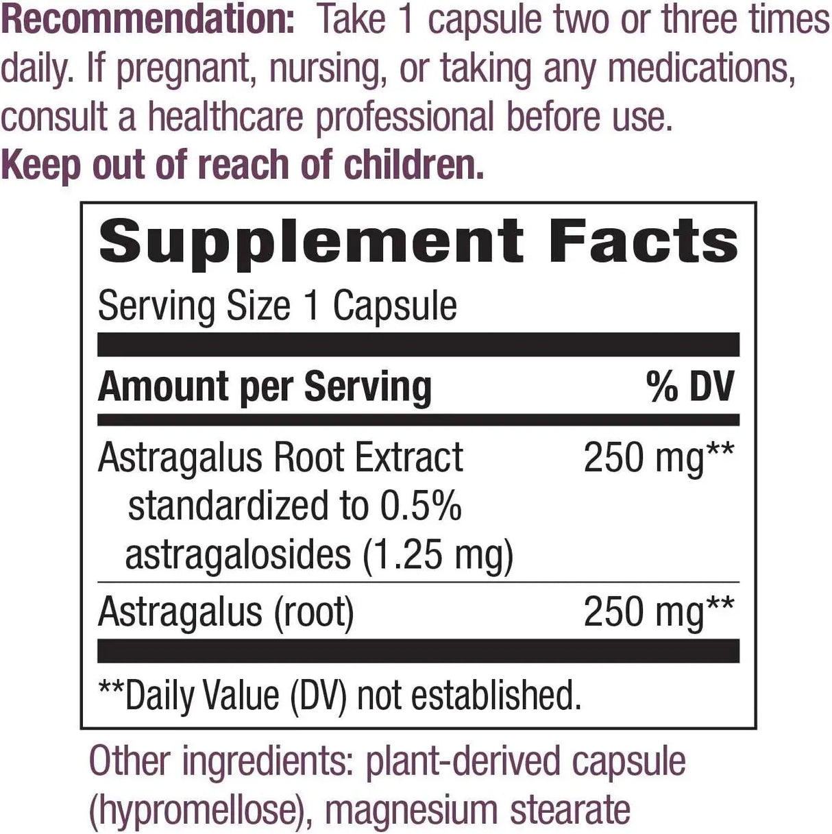 NATURE'S WAY - Nature's Way Premium Astragalus Root Extract 60 Capsulas - The Red Vitamin MX - Suplementos Alimenticios - {{ shop.shopifyCountryName }}