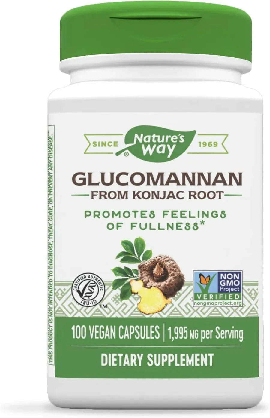 NATURE'S WAY - Nature's Way Premium Herbal Glucomannan from Konjac Root 1995Mg. 100 Capsulas - The Red Vitamin MX - Suplementos Alimenticios - {{ shop.shopifyCountryName }}