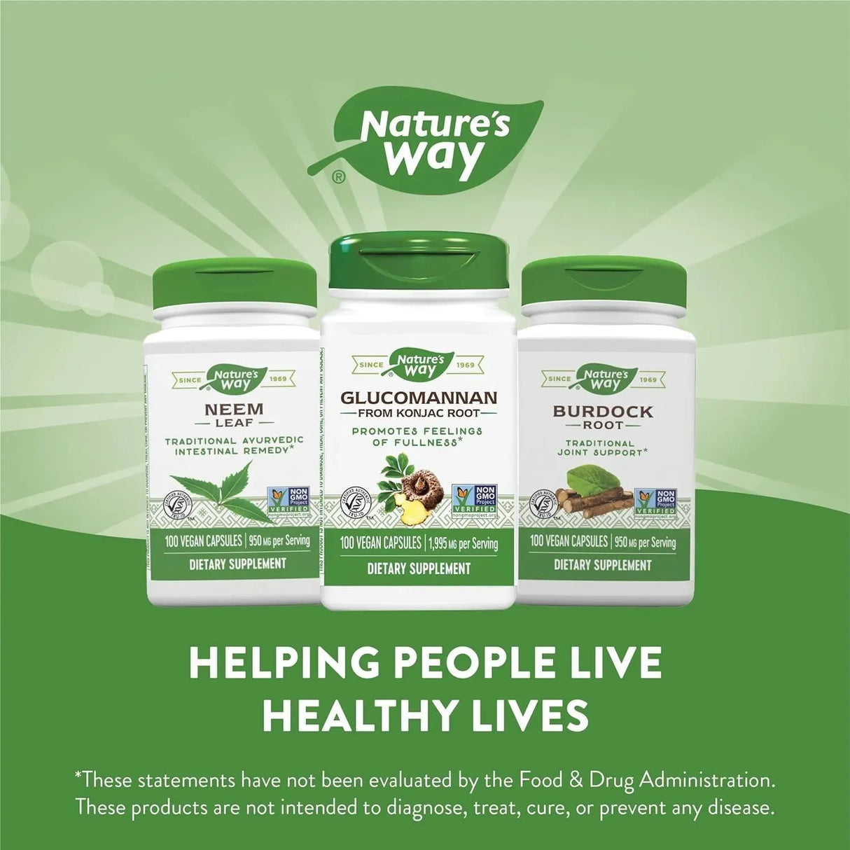 NATURE'S WAY - Nature's Way Premium Herbal Glucomannan from Konjac Root 1995Mg. 100 Capsulas - The Red Vitamin MX - Suplementos Alimenticios - {{ shop.shopifyCountryName }}