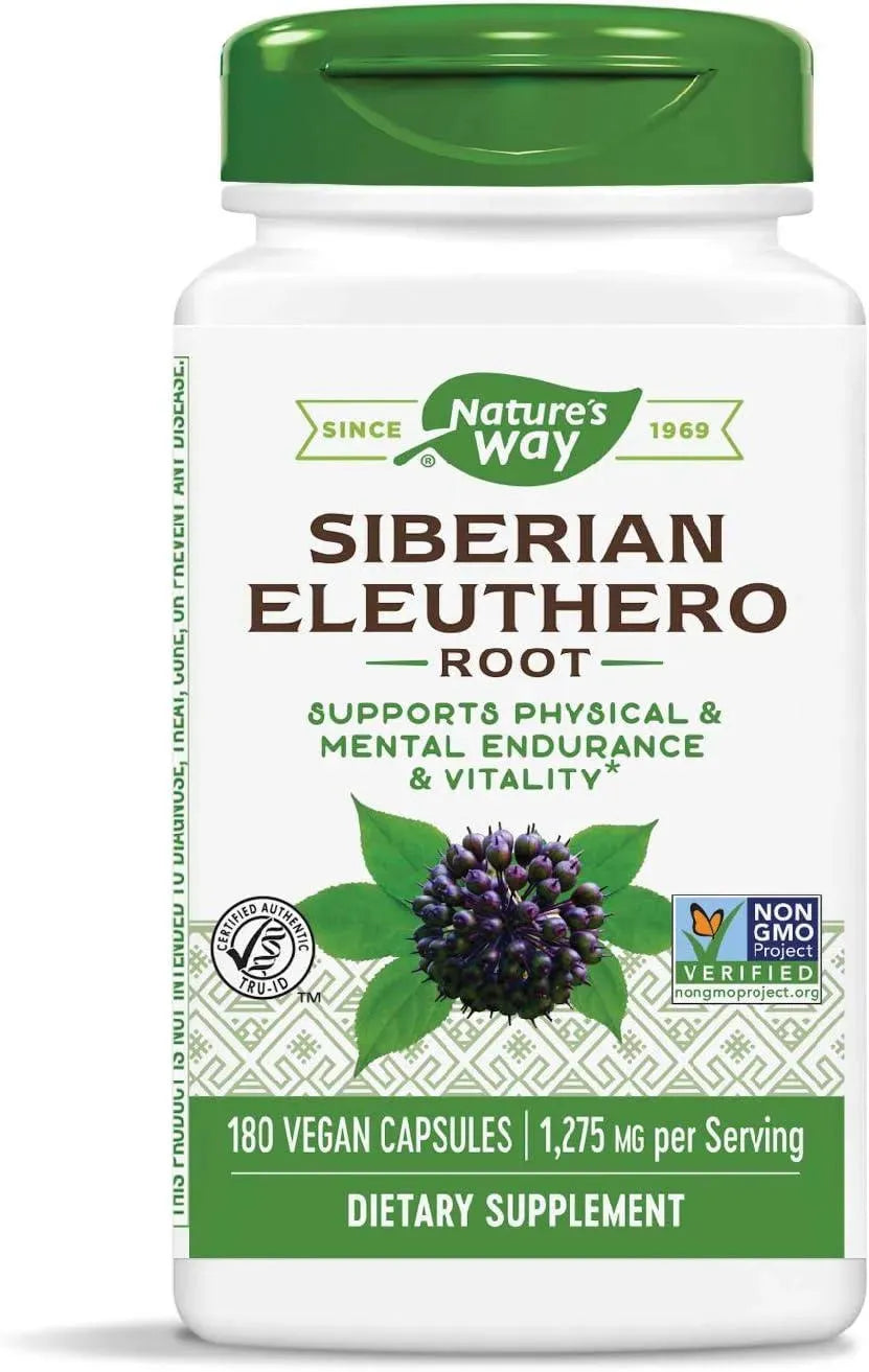 NATURE'S WAY - Nature's Way Premium Herbal Siberian Eleuthero 1275Mg. 180 Capsulas - The Red Vitamin MX - Suplementos Alimenticios - {{ shop.shopifyCountryName }}