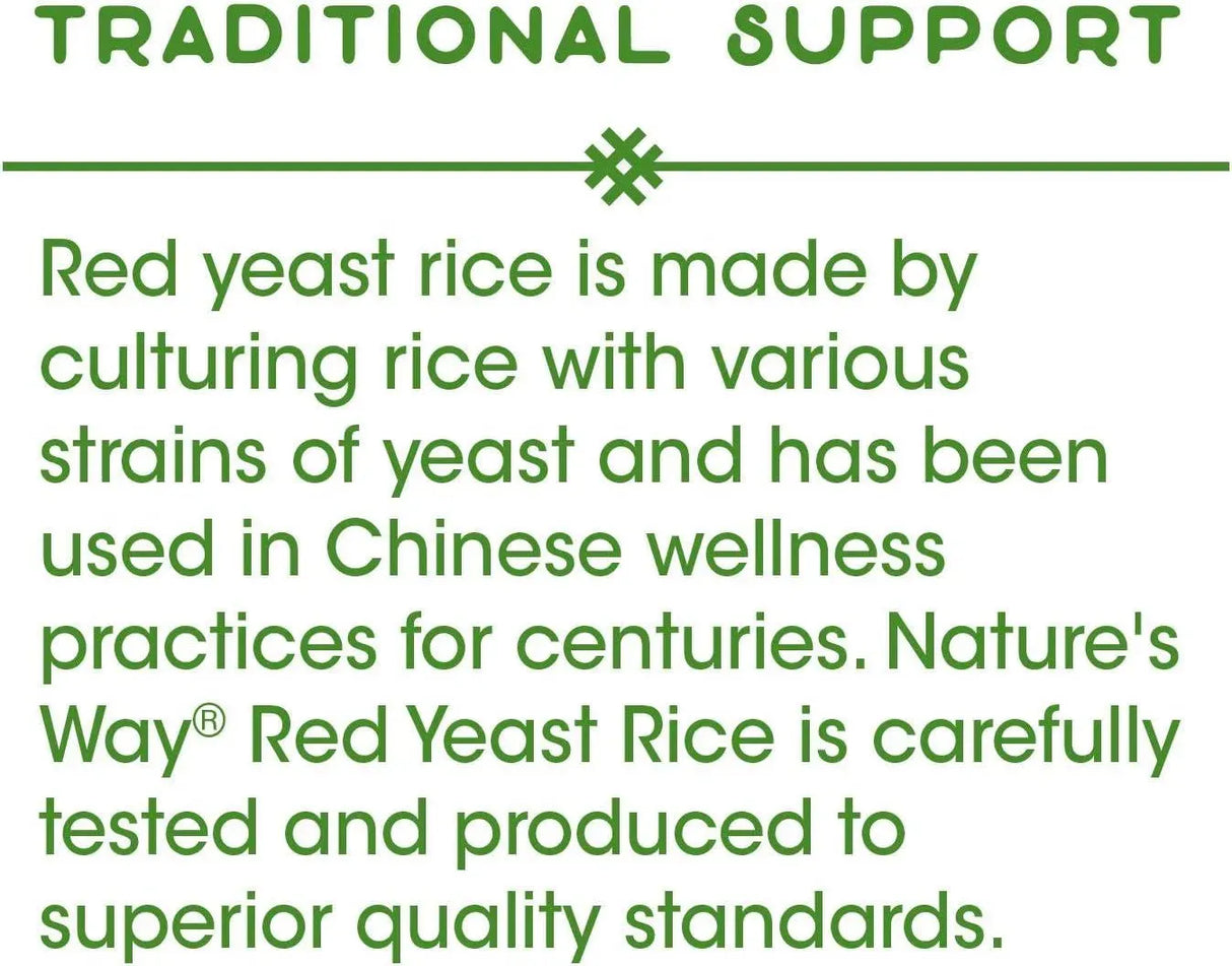 NATURE'S WAY - Nature's Way Red Yeast Rice 600Mg. 120 Capsulas - The Red Vitamin MX - Suplementos Alimenticios - {{ shop.shopifyCountryName }}