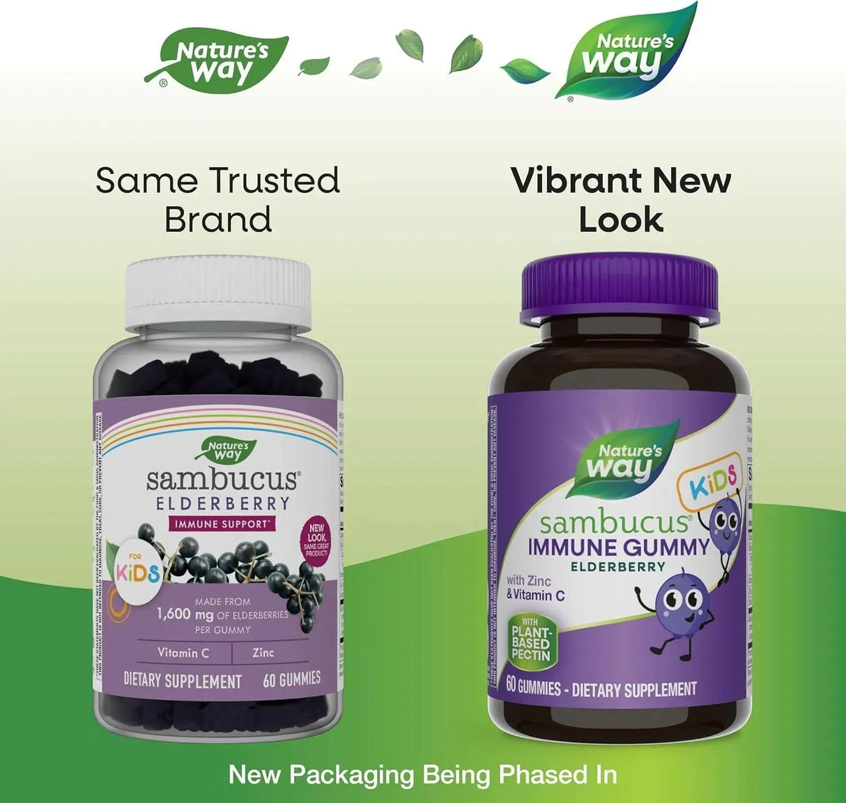 NATURE'S WAY - Nature's Way Sambucus Elderberry Immune Gummies for Kids 60 Gomitas - The Red Vitamin MX - Suplementos Alimenticios - {{ shop.shopifyCountryName }}