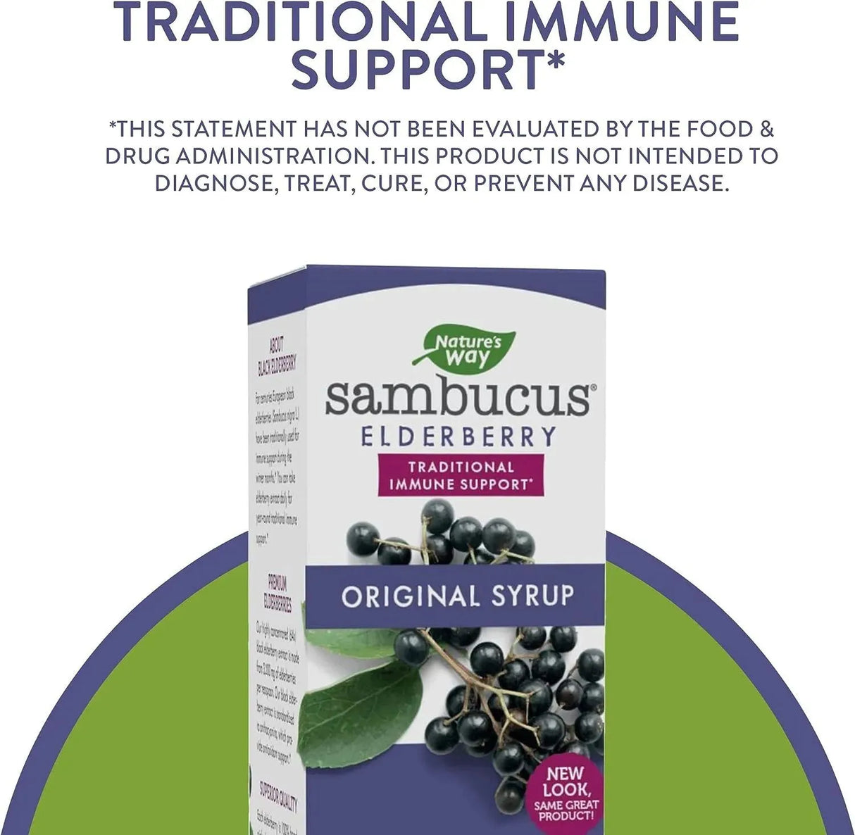 NATURE'S WAY - Nature's Way Sambucus Original Black Elderberry Syrup 240Ml. - The Red Vitamin MX - Suplementos Alimenticios - {{ shop.shopifyCountryName }}