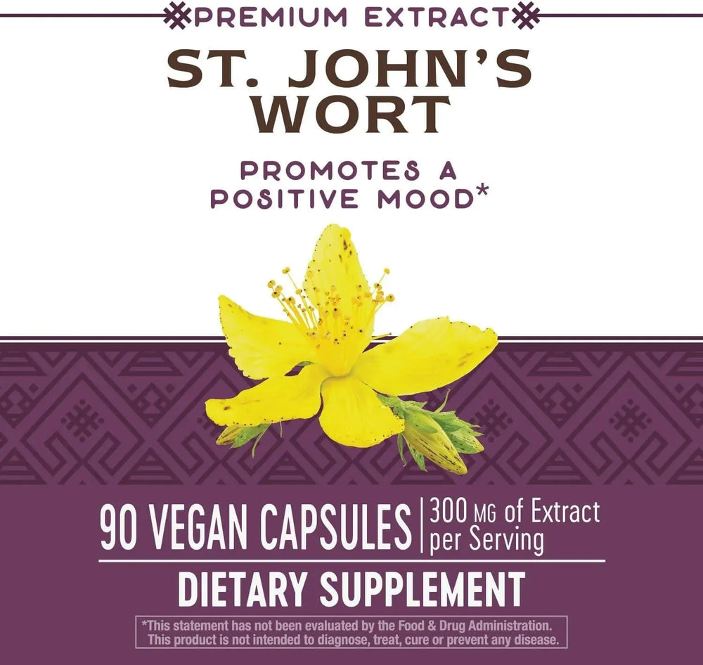 NATURE'S WAY - Nature’s Way St. John’s Wort 90 Capsulas - The Red Vitamin MX - Suplementos Alimenticios - {{ shop.shopifyCountryName }}