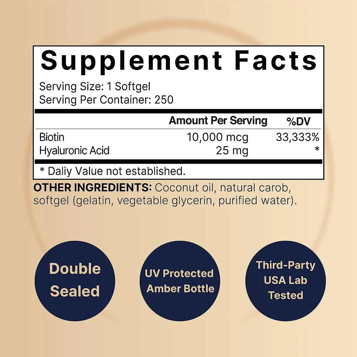 NATUREBELL - NatureBell Biotin 10000 mcg 250 Capsulas Blandas - The Red Vitamin MX - Suplementos Alimenticios - {{ shop.shopifyCountryName }}