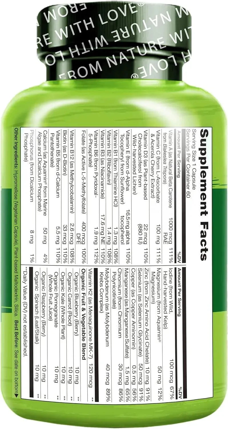 NATURELO - Naturelo One Daily Multivitamin for Men 60 Capsulas - The Red Vitamin MX - Suplementos Alimenticios - {{ shop.shopifyCountryName }}