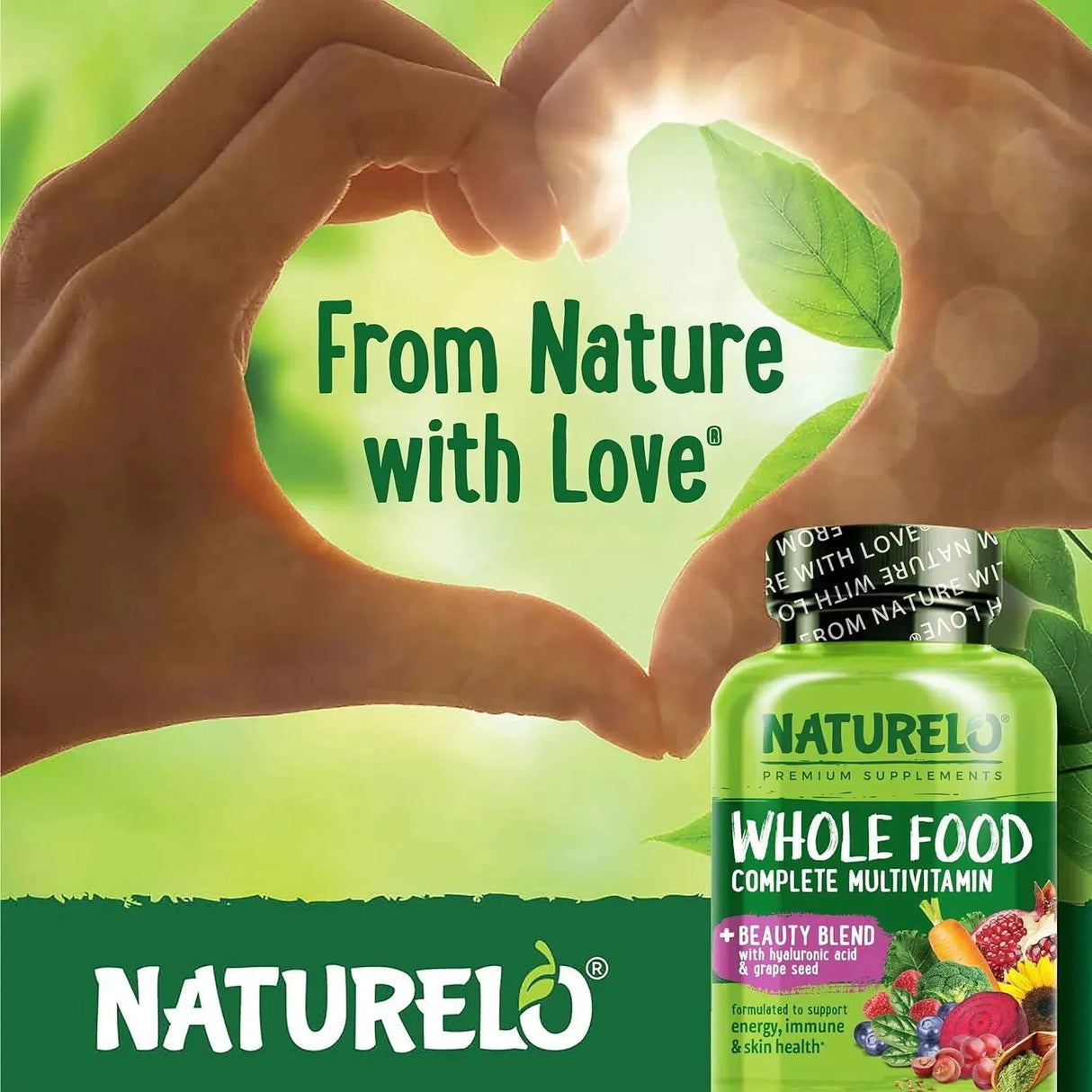NATURELO - Naturelo Whole Food Multivitamin Beauty Blend 60 Capsulas - The Red Vitamin MX - Suplementos Alimenticios - {{ shop.shopifyCountryName }}