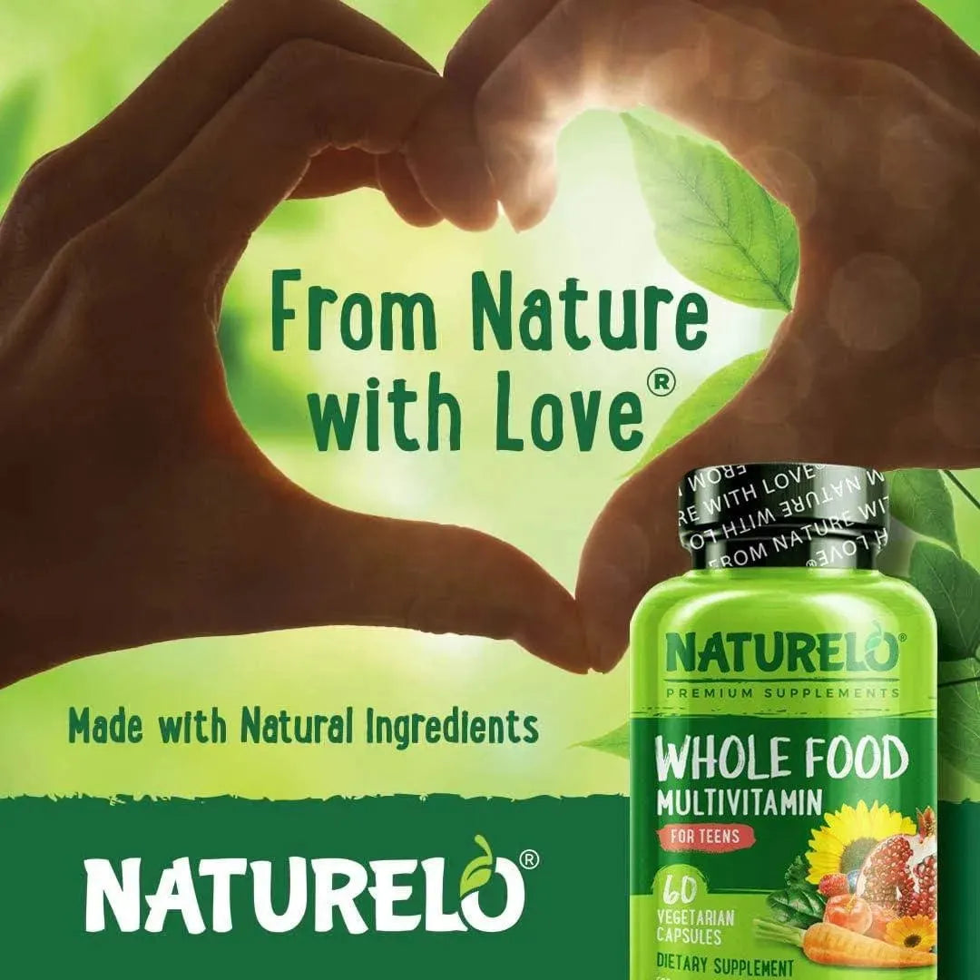 NATURELO - Naturelo Whole Food Multivitamin for Teens 60 Capsulas - The Red Vitamin MX - Suplementos Alimenticios - {{ shop.shopifyCountryName }}