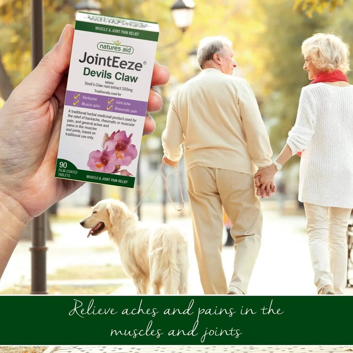 NATURES AID - Natures Aid JointEeze Devils Claw Root Extract 300Mg. 90 Tabletas - The Red Vitamin MX - Suplementos Alimenticios - {{ shop.shopifyCountryName }}